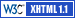 Valid XHTML 1.1