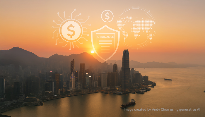 Chun's LinkedIn article on AI and stablecoin