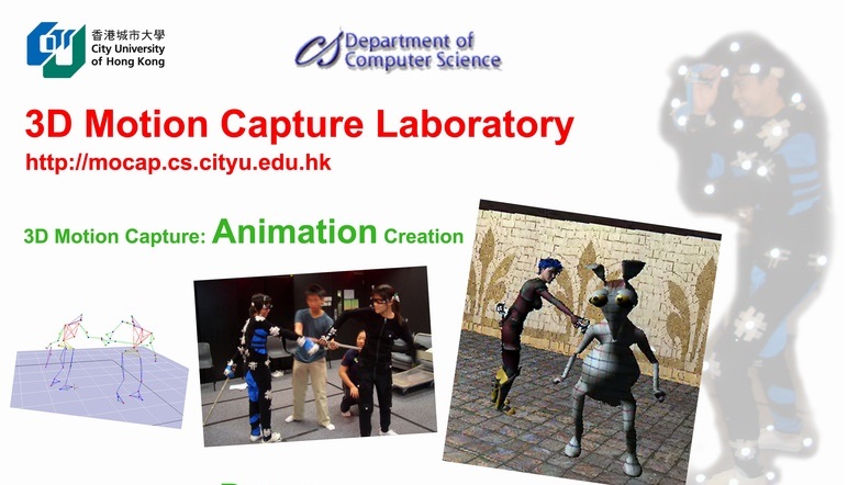 link to the 3D Motion Capture Laboratory: animation creation