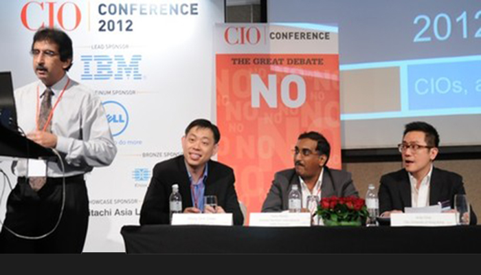 Dr. Andy Chun as a panel member at the CIO Asia Award conference