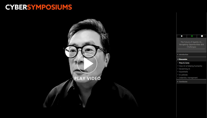 video of panel discussion with Chun speaking on the future of cybersecurity and agentic AI
